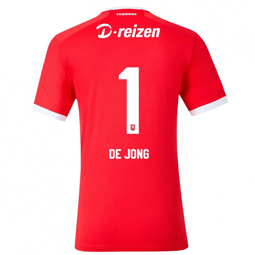 Danxen Heren Danielle De Jong #1 Rood Wit Thuisshirt Thuistenue 2026/27 T-Shirt België