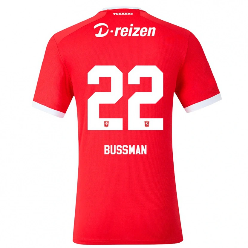 Danxen Heren Fiene Bussman #22 Rood Wit Thuisshirt Thuistenue 2026/27 T-Shirt België