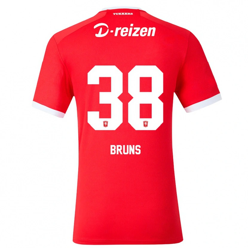 Danxen Heren Max Bruns #38 Rood Wit Thuisshirt Thuistenue 2026/27 T-Shirt België