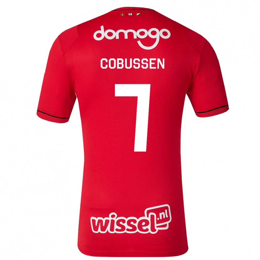 Danxen Heren Sophie Cobussen #7 Rood Wit Zwart Thuisshirt Thuistenue 2026/27 T-Shirt België