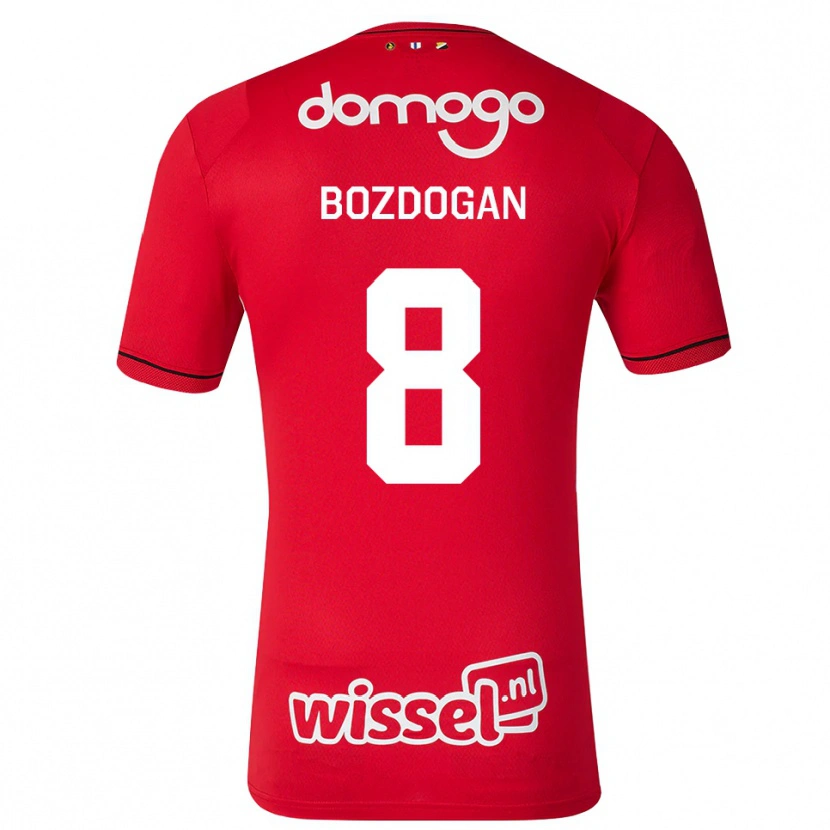 Danxen Heren Can Bozdogan #8 Rood Wit Zwart Thuisshirt Thuistenue 2026/27 T-Shirt België
