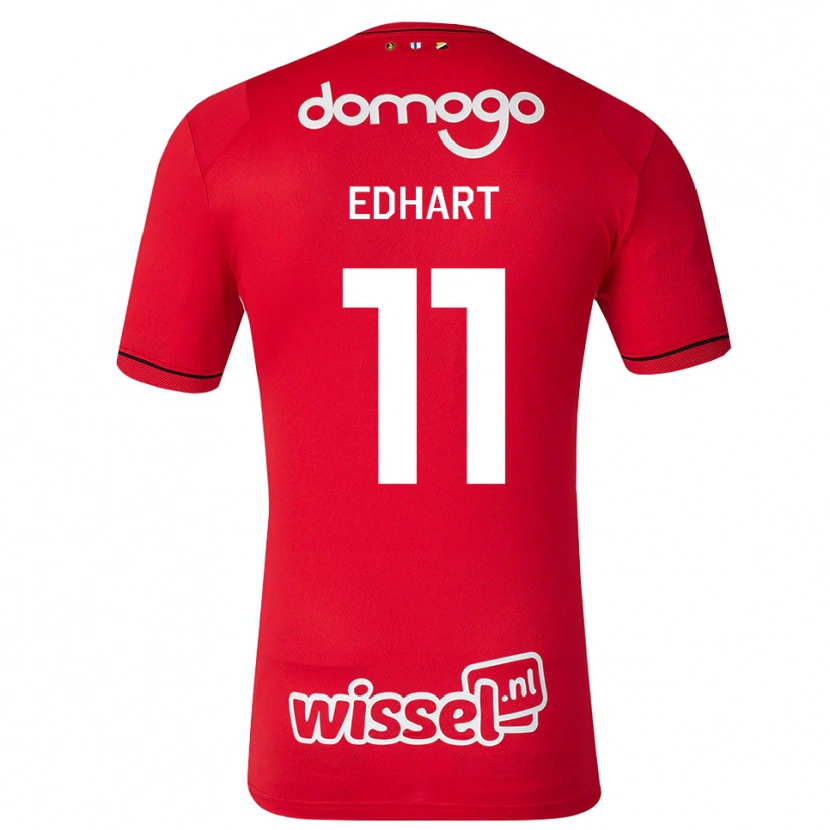 Danxen Heren Lynden Edhart #11 Rood Wit Zwart Thuisshirt Thuistenue 2026/27 T-Shirt België