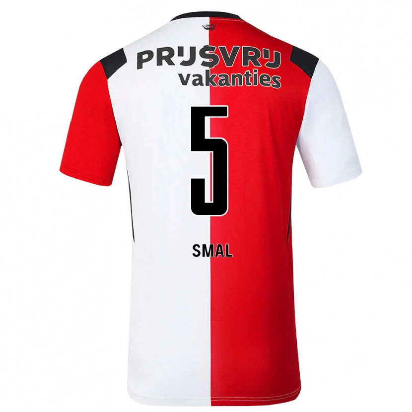 Danxen Heren Gijs Smal #5 Rood Wit Zwart Thuisshirt Thuistenue 2026/27 T-Shirt België