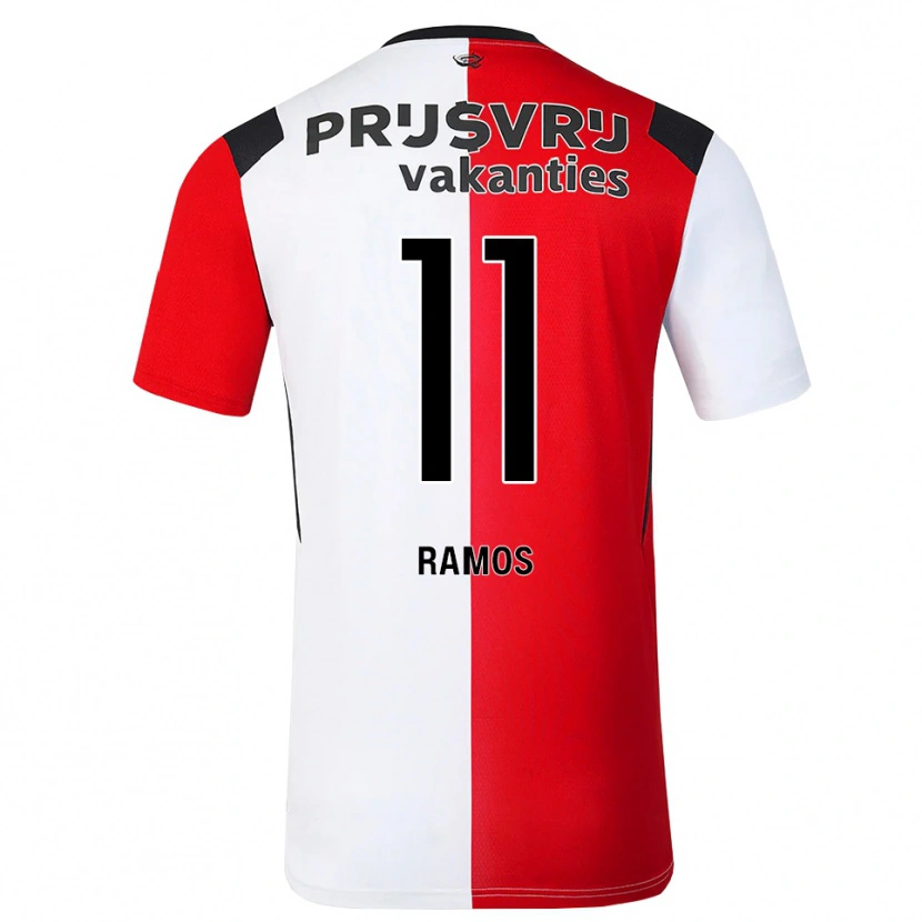 Danxen Heren Dimayro Ramos #11 Rood Wit Zwart Thuisshirt Thuistenue 2026/27 T-Shirt België