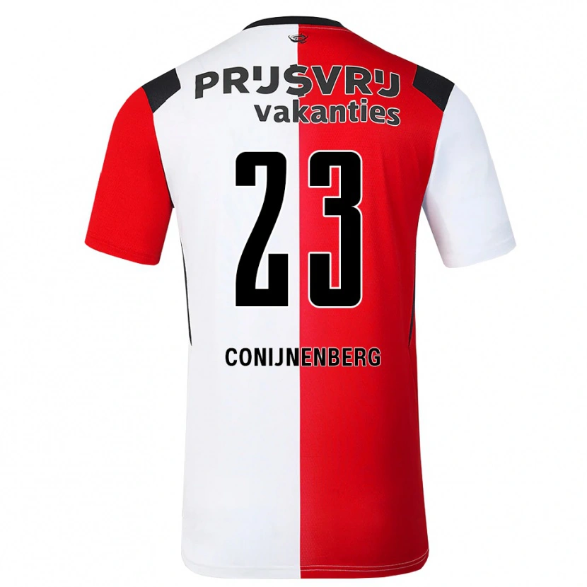 Danxen Heren Jada Conijnenberg #23 Rood Wit Zwart Thuisshirt Thuistenue 2026/27 T-Shirt België