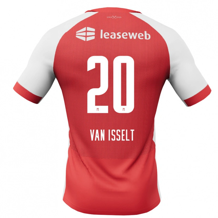 Danxen Heren Taecke Van Dam Van Isselt #20 Rood Wit Zwart Thuisshirt Thuistenue 2026/27 T-Shirt België