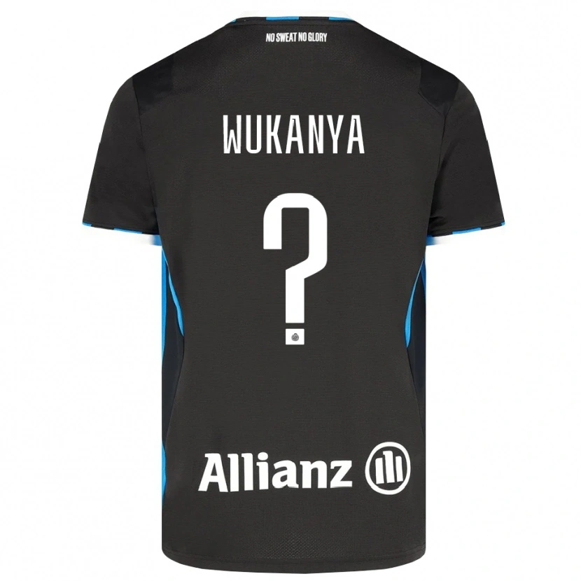 Danxen Heren Stéphane Wukanya #0 Zwart Rood Blauw Thuisshirt Thuistenue 2026/27 T-Shirt België