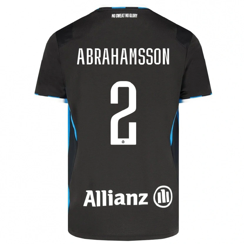 Danxen Heren Sejde Abrahamsson #2 Zwart Rood Blauw Thuisshirt Thuistenue 2026/27 T-Shirt België