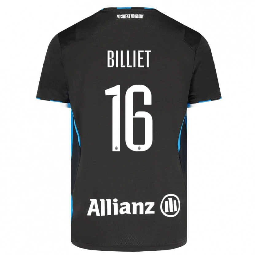 Danxen Heren Jonah Billiet #16 Zwart Rood Blauw Thuisshirt Thuistenue 2026/27 T-Shirt België