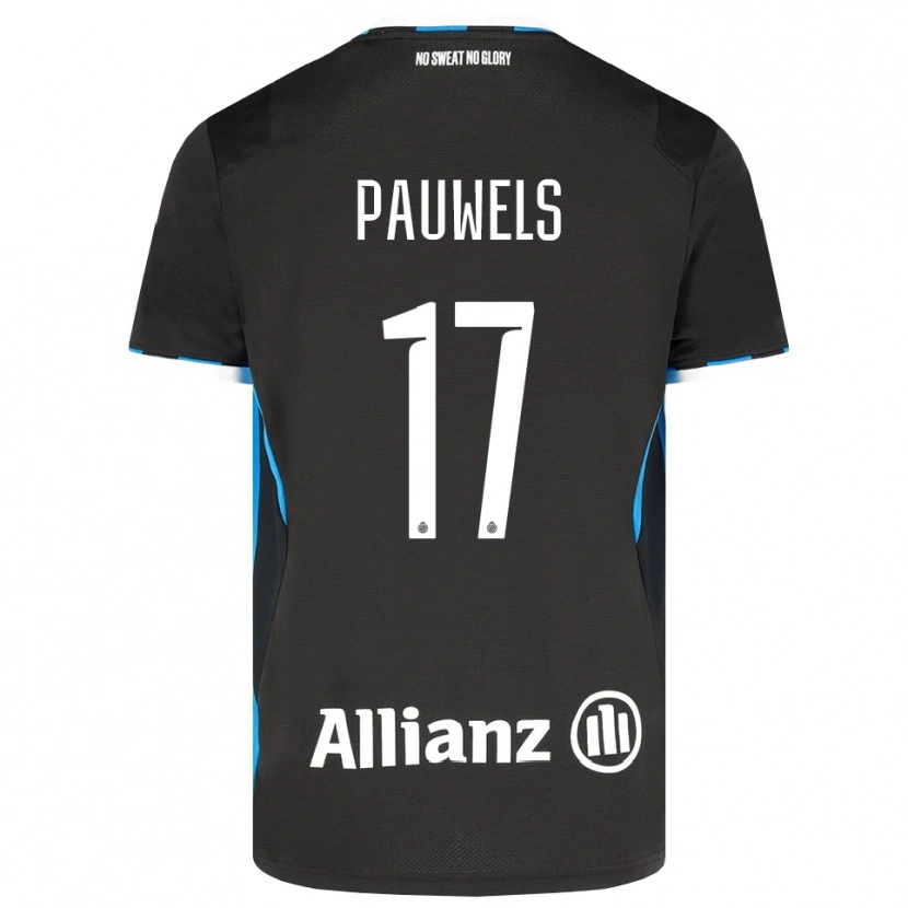 Danxen Heren Fleur Pauwels #17 Zwart Rood Blauw Thuisshirt Thuistenue 2026/27 T-Shirt België