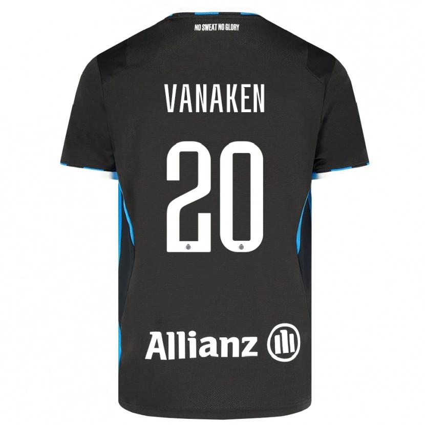 Danxen Heren Hans Vanaken #20 Zwart Rood Blauw Thuisshirt Thuistenue 2026/27 T-Shirt België