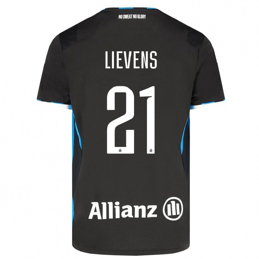Danxen Heren Caitlin Lievens #21 Zwart Rood Blauw Thuisshirt Thuistenue 2026/27 T-Shirt België