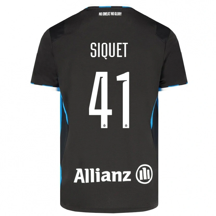 Danxen Heren Hugo Siquet #41 Zwart Rood Blauw Thuisshirt Thuistenue 2026/27 T-Shirt België