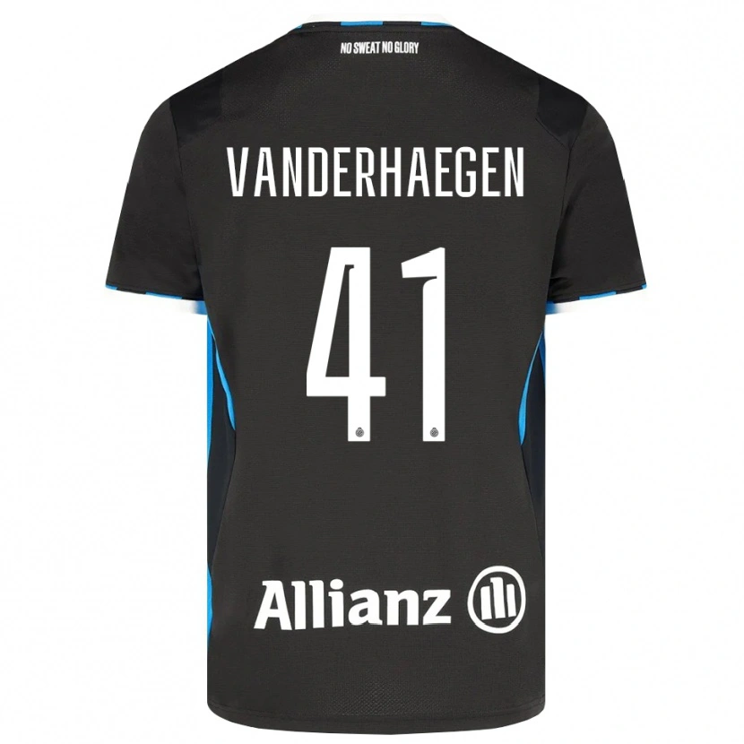 Danxen Heren Lotte Vanderhaegen #41 Zwart Rood Blauw Thuisshirt Thuistenue 2026/27 T-Shirt België