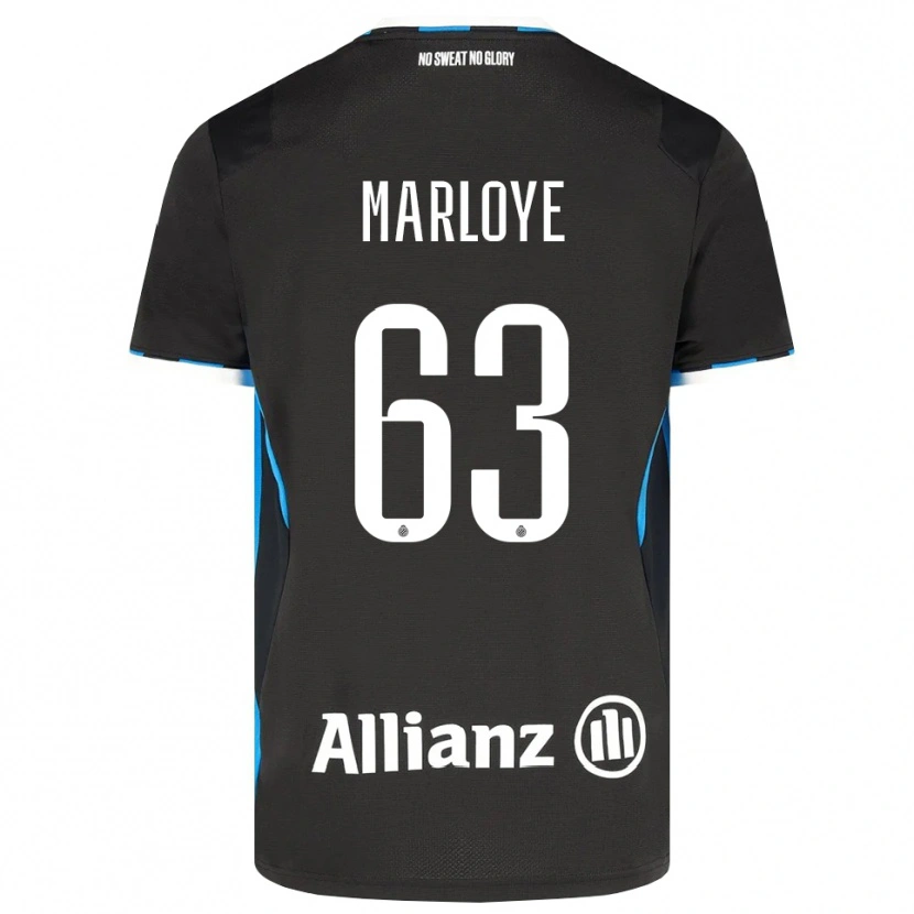 Danxen Heren Sacha Marloye #63 Zwart Rood Blauw Thuisshirt Thuistenue 2026/27 T-Shirt België