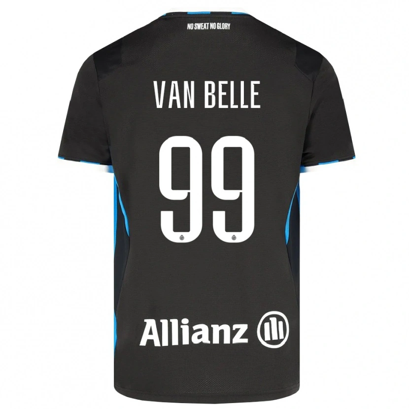 Danxen Heren Lyndsey Van Belle #99 Zwart Rood Blauw Thuisshirt Thuistenue 2026/27 T-Shirt België
