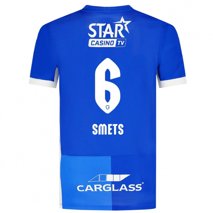 Danxen Heren Matte Smets #6 Mediumblauw Koninklijkblauw Wit Thuisshirt Thuistenue 2026/27 T-Shirt België