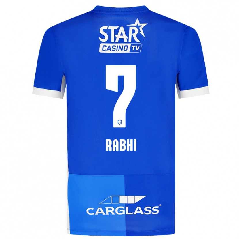 Danxen Heren Ayman Rabhi #7 Mediumblauw Koninklijkblauw Wit Thuisshirt Thuistenue 2026/27 T-Shirt België