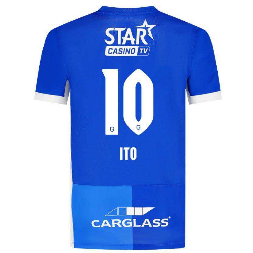 Danxen Heren Junya Ito #10 Mediumblauw Koninklijkblauw Wit Thuisshirt Thuistenue 2026/27 T-Shirt België