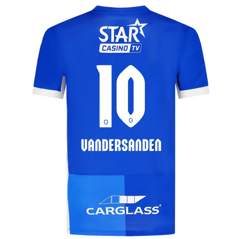 Danxen Heren Sien Vandersanden #10 Mediumblauw Koninklijkblauw Wit Thuisshirt Thuistenue 2026/27 T-Shirt België