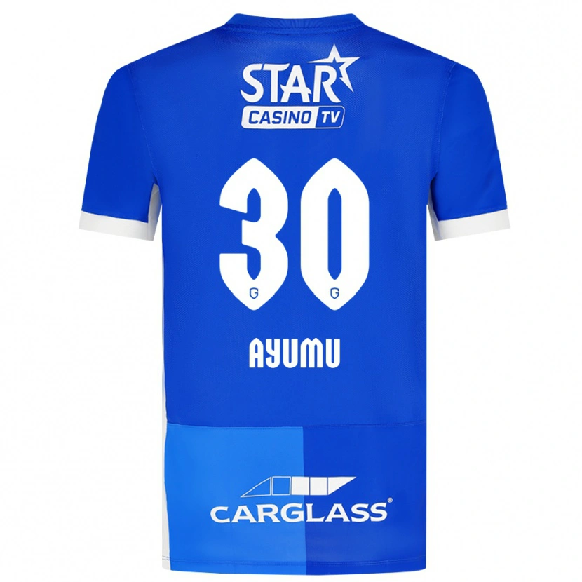 Danxen Heren Ayumu Yokoyama #30 Mediumblauw Koninklijkblauw Wit Thuisshirt Thuistenue 2026/27 T-Shirt België