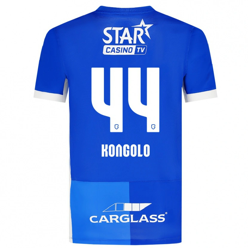 Danxen Heren Josué Kongolo #44 Mediumblauw Koninklijkblauw Wit Thuisshirt Thuistenue 2026/27 T-Shirt België