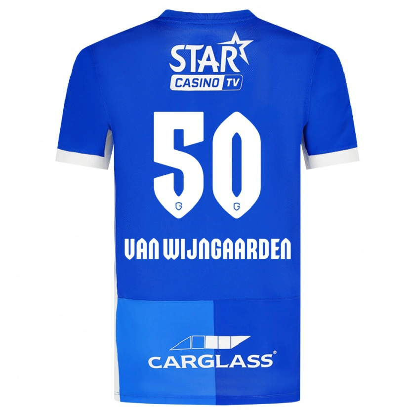 Danxen Heren Maren Van Wijngaarden #50 Mediumblauw Koninklijkblauw Wit Thuisshirt Thuistenue 2026/27 T-Shirt België