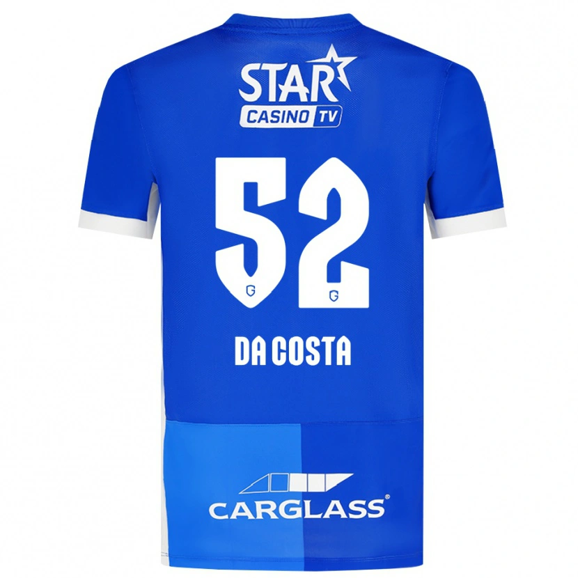 Danxen Heren Wilson Da Costa #52 Mediumblauw Koninklijkblauw Wit Thuisshirt Thuistenue 2026/27 T-Shirt België