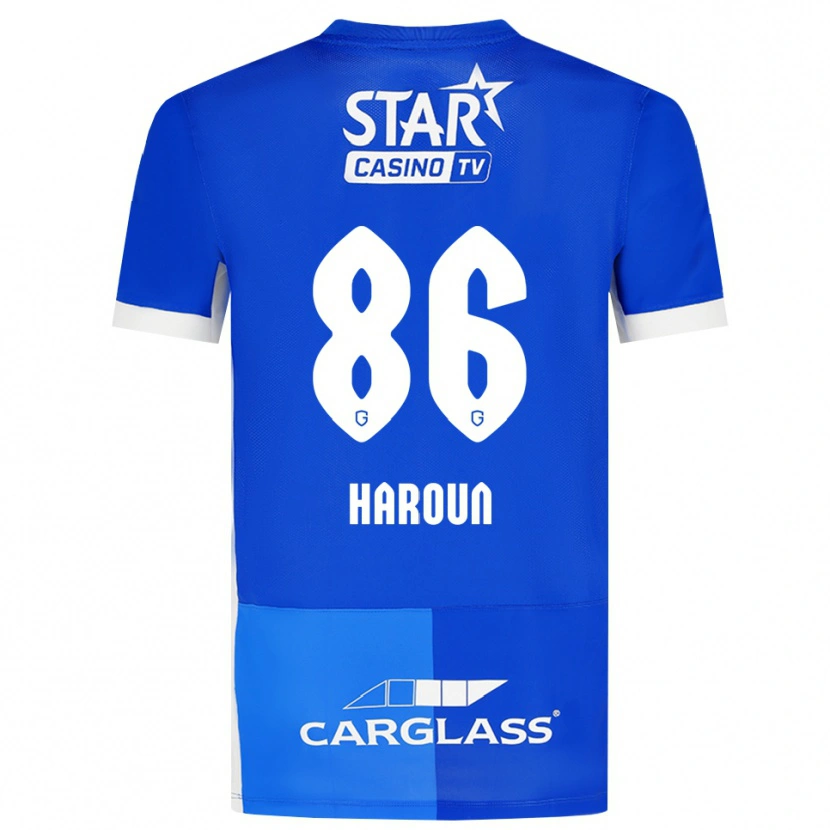Danxen Heren Kenan Haroun #86 Mediumblauw Koninklijkblauw Wit Thuisshirt Thuistenue 2026/27 T-Shirt België