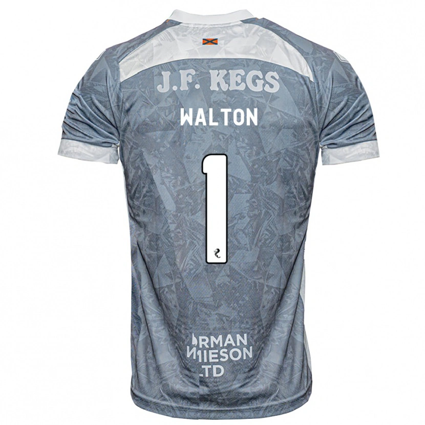 Danxen Heren Jack Walton #1 Lichtleigrijs Uitshirt Uittenue 2026/27 T-Shirt België