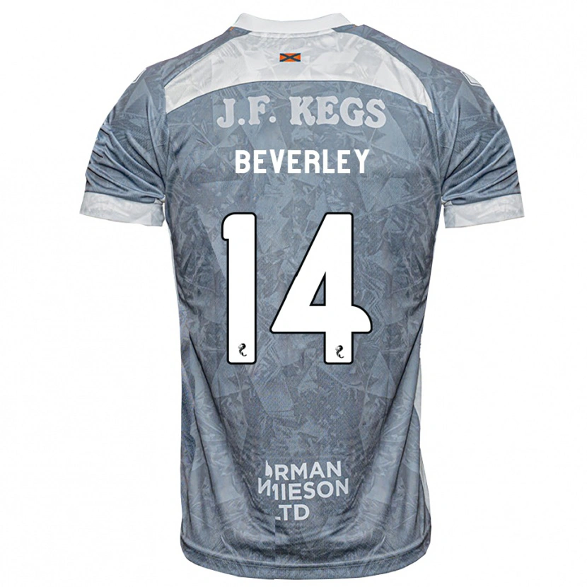 Danxen Heren Cian Beverley #14 Lichtleigrijs Uitshirt Uittenue 2026/27 T-Shirt België