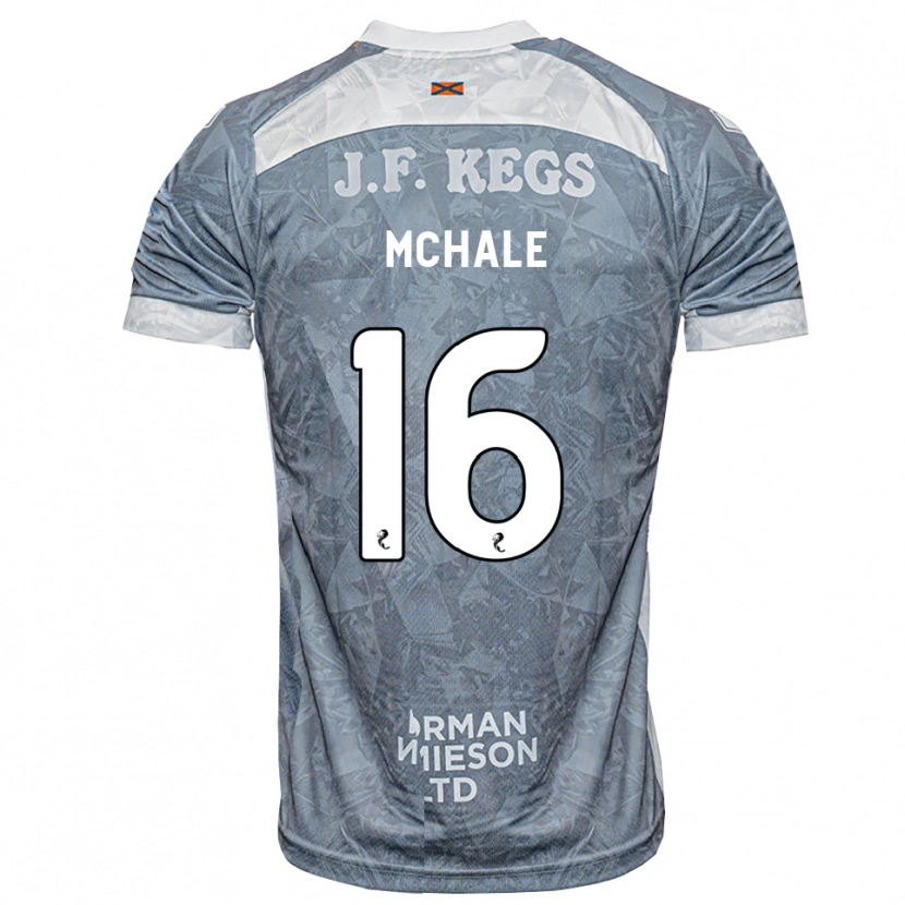 Danxen Heren Max Mchale #16 Lichtleigrijs Uitshirt Uittenue 2026/27 T-Shirt België