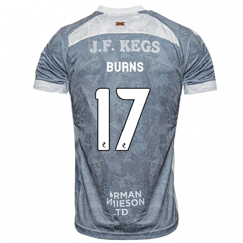 Danxen Heren Megan Burns #17 Lichtleigrijs Uitshirt Uittenue 2026/27 T-Shirt België