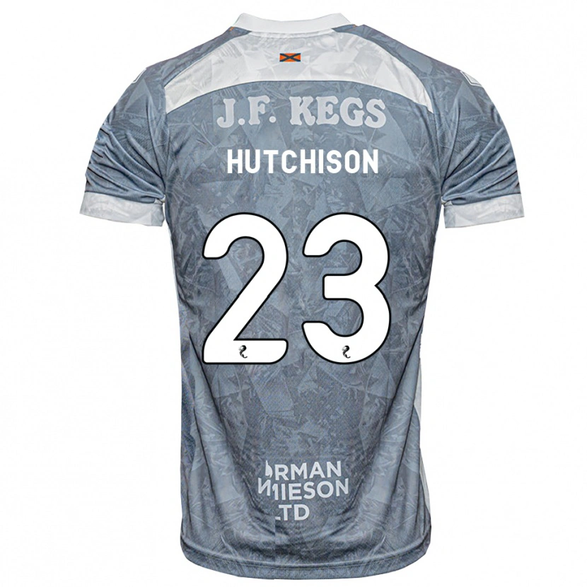 Danxen Heren Daisy Hutchison #23 Lichtleigrijs Uitshirt Uittenue 2026/27 T-Shirt België