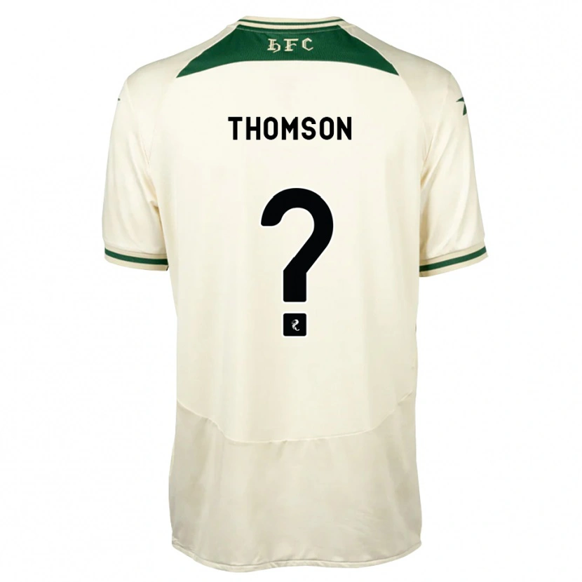 Danxen Heren Jackson Thomson #0 Wit Bosgroen Uitshirt Uittenue 2026/27 T-Shirt België
