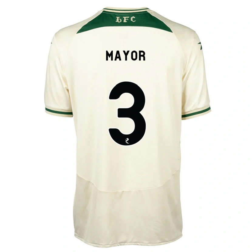 Danxen Heren Adam Mayor #3 Wit Bosgroen Uitshirt Uittenue 2026/27 T-Shirt België