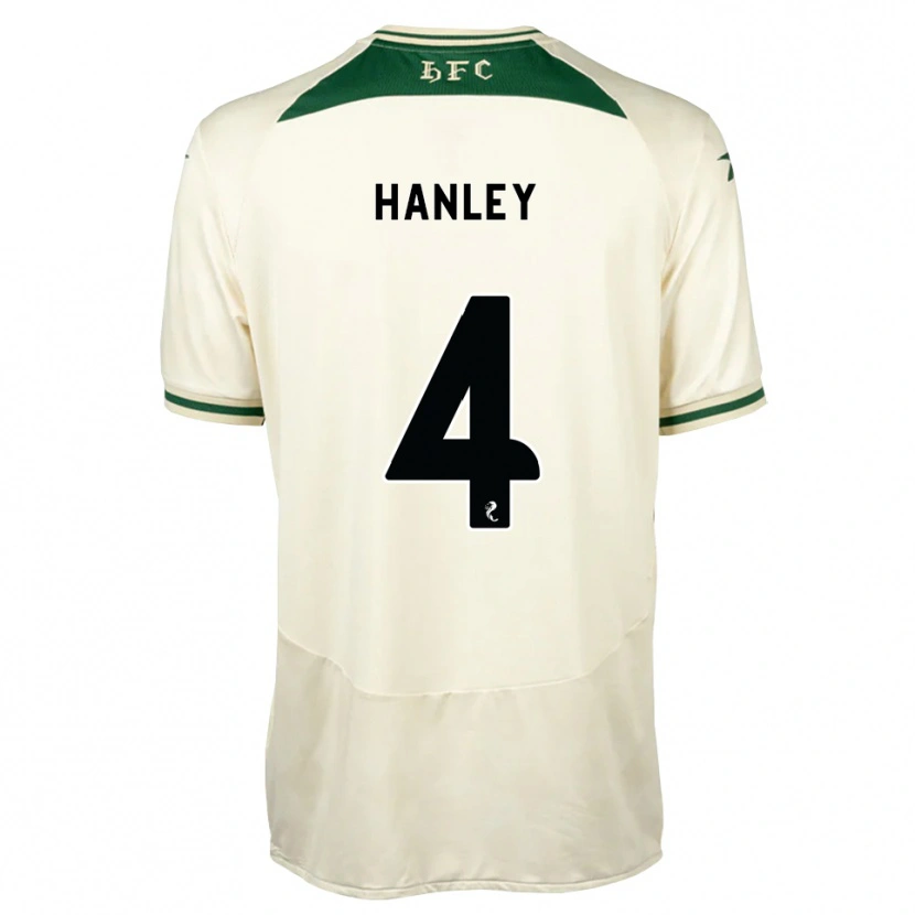 Danxen Heren Grant Hanley #4 Wit Bosgroen Uitshirt Uittenue 2026/27 T-Shirt België