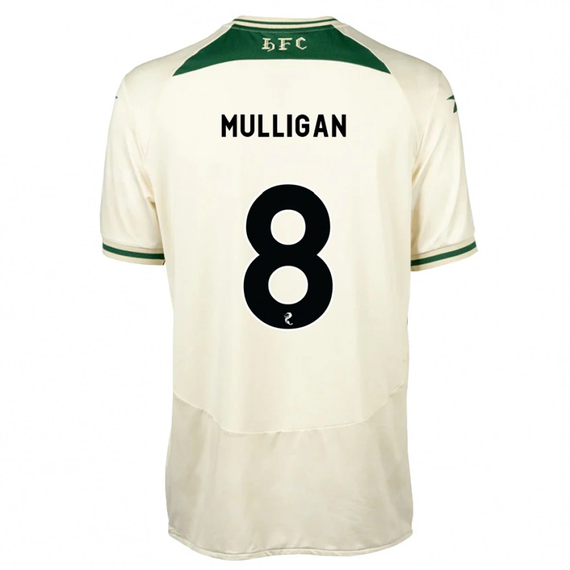 Danxen Heren Josh Mulligan #8 Wit Bosgroen Uitshirt Uittenue 2026/27 T-Shirt België