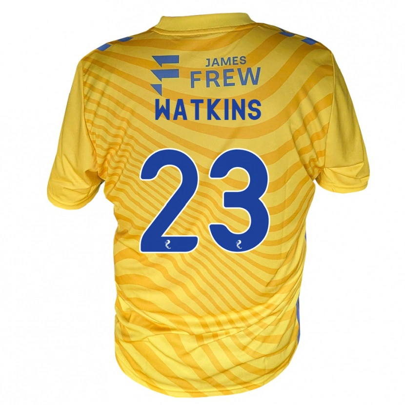 Danxen Heren Marley Watkins #23 Koningsblauw Geel Uitshirt Uittenue 2026/27 T-Shirt België