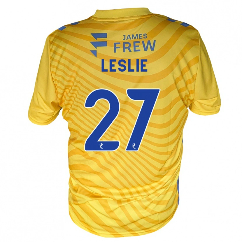 Danxen Heren Kian Leslie #27 Koningsblauw Geel Uitshirt Uittenue 2026/27 T-Shirt België