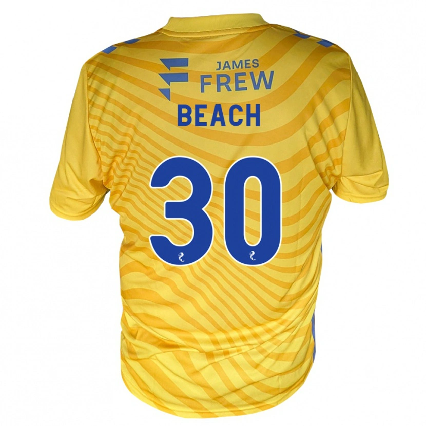 Danxen Heren Eddie Beach #30 Koningsblauw Geel Uitshirt Uittenue 2026/27 T-Shirt België