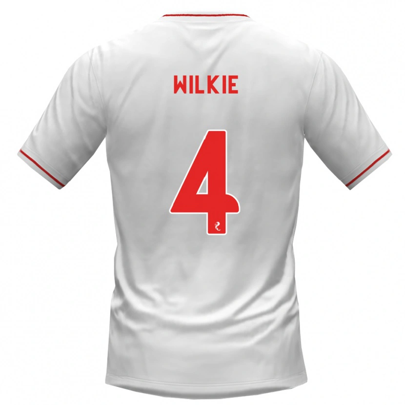 Danxen Heren Jack Wilkie #4 Wit Rood Uitshirt Uittenue 2026/27 T-Shirt België