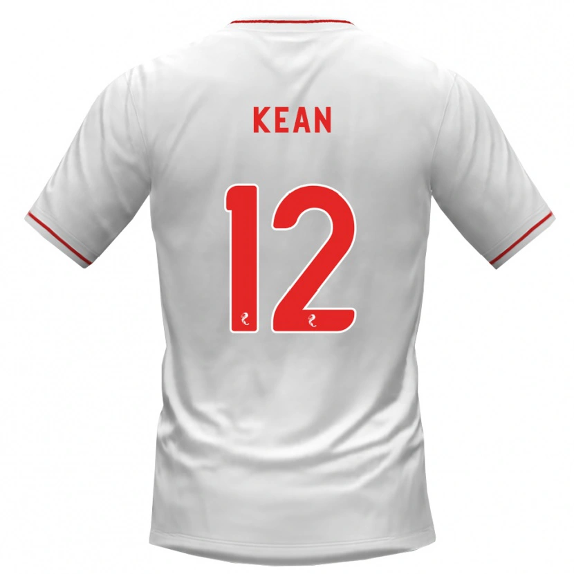 Danxen Heren Chloe Kean #12 Wit Rood Uitshirt Uittenue 2026/27 T-Shirt België