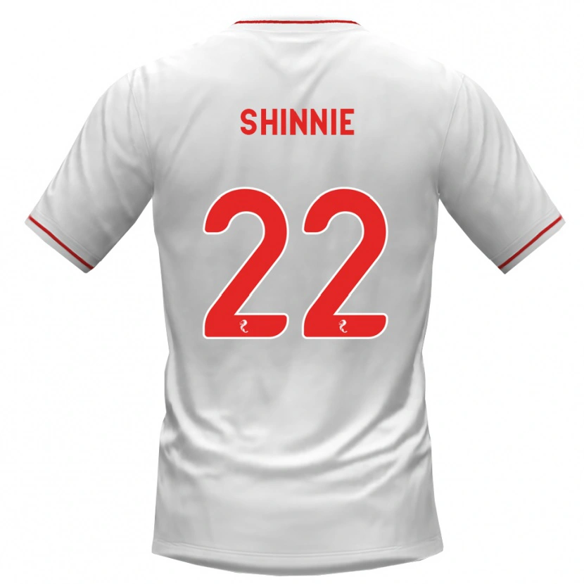 Danxen Heren Andrew Shinnie #22 Wit Rood Uitshirt Uittenue 2026/27 T-Shirt België