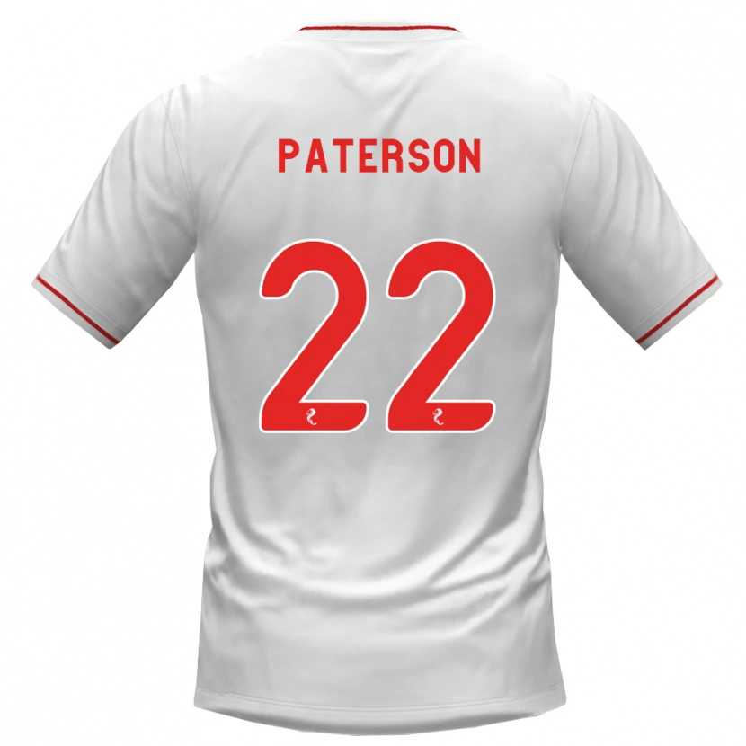 Danxen Heren Maura Paterson #22 Wit Rood Uitshirt Uittenue 2026/27 T-Shirt België