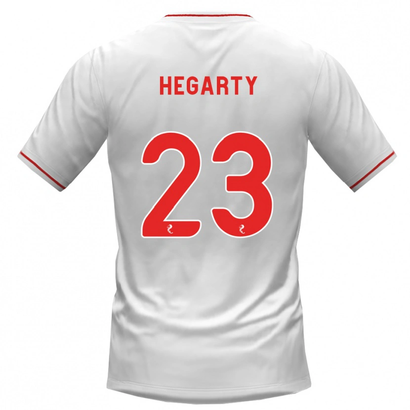 Danxen Heren Nina Hegarty #23 Wit Rood Uitshirt Uittenue 2026/27 T-Shirt België