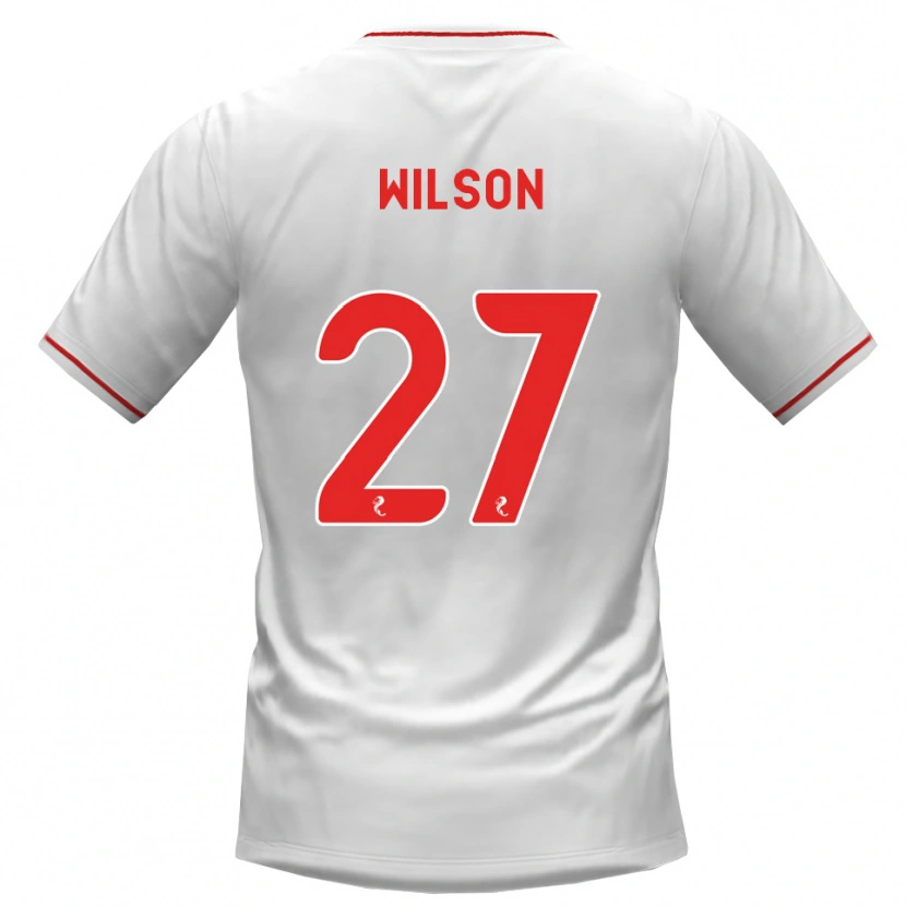 Danxen Heren Danny Wilson #27 Wit Rood Uitshirt Uittenue 2026/27 T-Shirt België