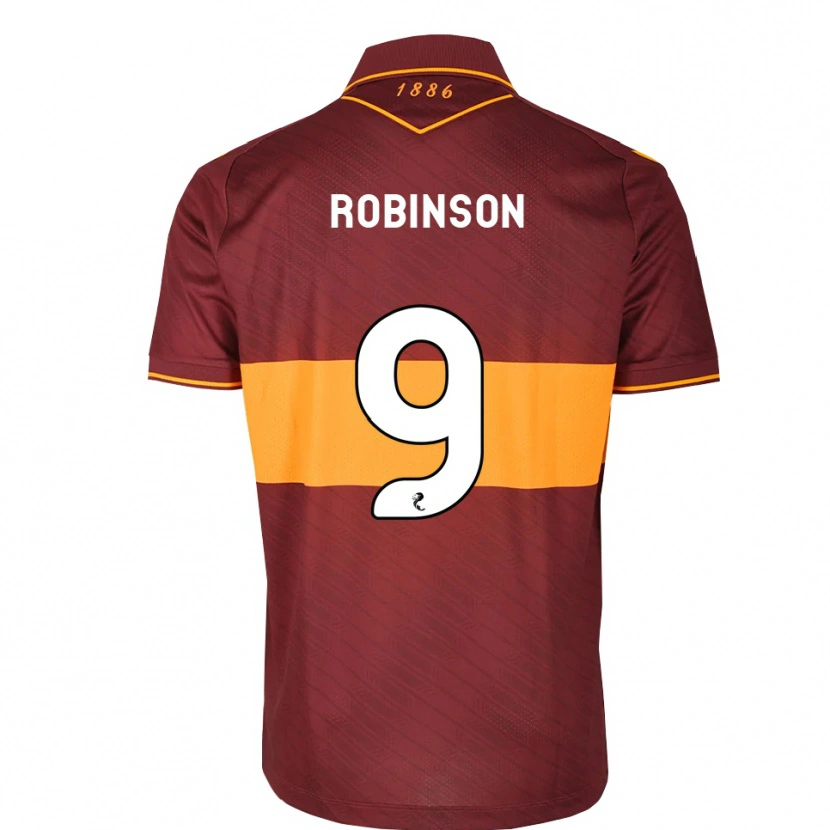 Danxen Heren Zach Robinson #9 Oranje Kastanjebruin Uitshirt Uittenue 2026/27 T-Shirt België