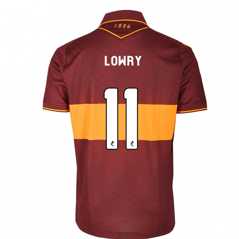 Danxen Heren Alex Lowry #11 Oranje Kastanjebruin Uitshirt Uittenue 2026/27 T-Shirt België