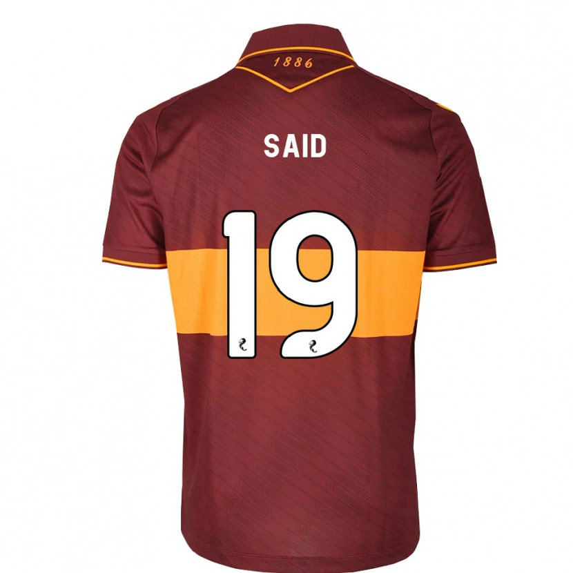 Danxen Heren Ibrahim Said #19 Oranje Kastanjebruin Uitshirt Uittenue 2026/27 T-Shirt België